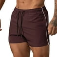 thumbnail image 2 of ZyeKqe Shorts for Mens Drawstring Elastic Waisted Solid Color Lightweight Summer Beach Shorts, 2 of 4
