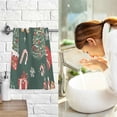 thumbnail image 7 of Yayeee 2 Pack Hand Towels for Bathroom 100% Cotton 16" x 28" Soft Absorbent Kitchen Towel, Yellow Christmas Gingerbread, 7 of 7