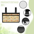 thumbnail image 5 of Jiueut Hippie Flower Wheelchair Bags to Hang on Side Power Wheelchair Pouch Side Pocket for Women Wheelchair Side Pouches for Drinks and Glasses Wheelchair Arm Bag, 5 of 7