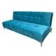 thumbnail image 2 of Sofá Cama Reclinable Okis Azul Turquesa, 3 Posiciones, SALVANTO, 2 of 9