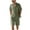 Olive Green, variant on Paiyanr Cotton Linen Sets for Men Summer Breathable Shirts Shorts 2 Piece Outfits Solid Color Casual Short Sleeve Drawstring Waist Beach Shorts Sets