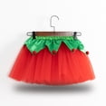 thumbnail image 4 of SUXIAN Toddler Skirts Christmas Cartoon Mesh Tutu Ballet Dance Party With Hairband Set For Kids Girls Skirt Red_003 2-4 Years, 4 of 6
