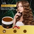 thumbnail image 3 of Batana Oil for Hair Growth - Prevents Hair Loss, Restores Damaged Hair and Scalp, Moisturizes Scalp 4.16 fl oz - 100% Natural & Organic Unrefined, Dr. Sebi Batana Hair Growth Oil for Men & Women, 3 of 5