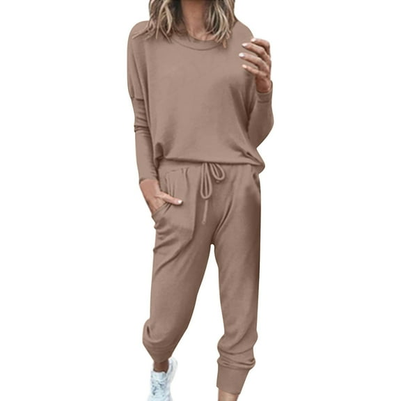 Women's Casual Fashion Solid Color Elastic Waist Pantsuit plus Size Pant Suits for Wedding Guest Stretch Woman Suit Two Piece Pantsuit Casual Work Outfits for Women Womens Business Suits plus Size