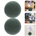 thumbnail image 4 of 2 piezas de espuma floral húmeda Esfera de la embarcación floral FUMA FLORAL FLORAL FLOVE BALLS Plant Dry Foam Floral Floral Blocks Arreglos de flores redondas de 12 cm, 4 of 4