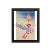 International Exposition Paris, France, 1937. (Paris World's Fair). Framed Vintage Travel Poster