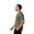 thumbnail image 3 of JERZEES Dri-Power Short Sleeve T-Shirt for Men, Rib Collar Casual Military Green Tee, 5 Pack, 3XL, 3 of 5