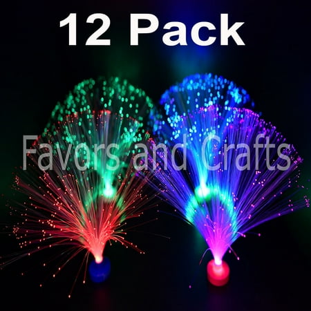 12 Pack Fiber Optic Lamps Led Centerpiece Light Wedding Party 12 Pack Fiber Optic Lamps Led Centerpiece Light Wedding Party Decoration Favors