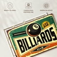 thumbnail image 6 of Elephant Stock Billiards Club Wall Art - Horizontal Canvas Wall Art - Living Room Wall Decor - Wall Signs Canvas - Beige And Black Decor - 48" x 32", 6 of 8