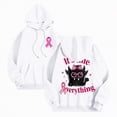 thumbnail image 6 of Towmus It's Fine Everything Halloween Hoodies for Women Letter Printed Graphic Long Sleeve Loose Fit Hooded Sweatshirts Casual Pullover Tops, 6 of 8