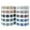 Blue & Afterglow, variant on Wrapables Colorful Dots Washi Masking Tape, Round Circle Stickers for Scrapbooking, Planners, Bullet Points, and Journals 6M Length Total (Set of 2), Blue & Afterglow