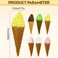 thumbnail image 3 of Fake Ice Cream, Artificial Ice Cream for Decoration, Lifelike Plastic Ice for Displays, Floral Arrangements, Themed Photography Non-Melting & Reusable, 3 of 9