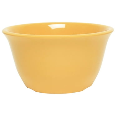 Excellante Color Yellow Melamine Dinnerware Collection 4 Inch Bouillon Cup - 7 Oz, Comes in Dozen
