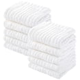 thumbnail image 1 of Muslin Baby Washcloths 100% Cotton Face Towels 10 Pack Wash Cloths for Baby 12x12in Soft and Absorbent Baby Wipes (White), 1 of 5