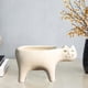 thumbnail image 1 of Maceta de cerámica con forma de gato, maceta de , florero con forma de gato, maceta para jardín, oficina, accesorios de escritorio, 1 of 8