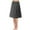 Black, variant on EDFBUYKRS Female Skirts Long Flowy Skirt Plus Size with Pockets Women's Solid Color Skirt Foundation Skirt No Penetration Skirt (60Cm)