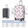 thumbnail image 5 of Bingfone Lavender Flowers Luggage Cover Washable Suitcase Cover Protector Anti-scratch Suitcase cover Fits 18-32 Inch Luggage, 5 of 8