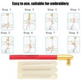 thumbnail image 4 of Beading Crochet Set, Beading Needle Tool, 3 Different , Non-slip Hand-made Crafts Sewing Accessories For Embroidery Beading, 4 of 8