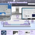 thumbnail image 5 of Teclado mecanico ATTACK SHARK Ajazz AK820 Pro 75 por ciento Bluetooth 2.4G USB C Pantalla TFT Perilla RGB, 5 of 5