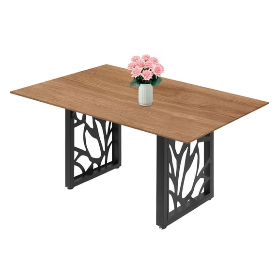 2PCS 45*5.1*71.1cm Freestanding Table Legs Black Rectangular Metal Dining Table Base for bedrooms hotels dining rooms