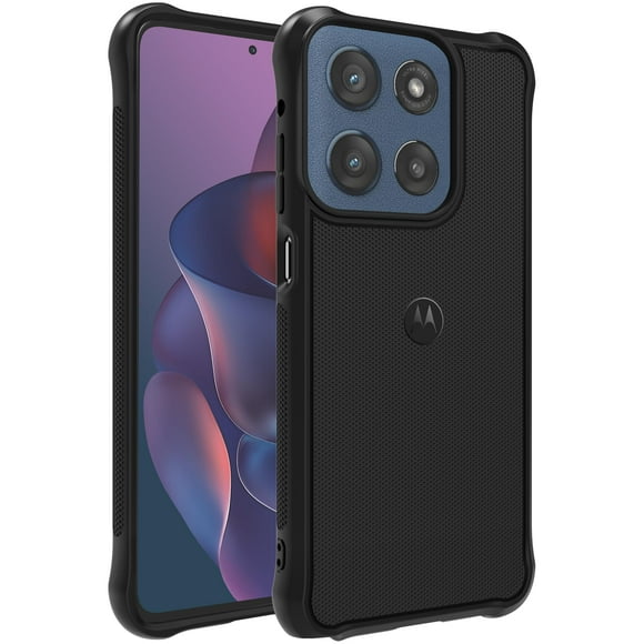 Funda resistente negra MIL-STD Drop para Motorola Moto G Stylus 2025