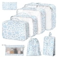 thumbnail image 1 of Set de 8 unidades para maletas, organizador de viajes, de Packing Cubes, color azul, 1 of 7