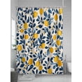 thumbnail image 5 of Fsddascl Lemon Summer Shower Curtain Set - 60" x 72" Washable Bathtub Curtain with 12 Hooks, Spring Pastoral Watercolor Fruit Leaf Waterproof Fabric Stall Shower Curtains for Bathroom/Bathtub Décor, 5 of 6