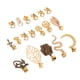 thumbnail image 4 of Hair Braid Pendants, 18PCS Varieties Sizes Simple Operation Hair Pendants Decoration Clips Crafted Portable For Fashion Shows For Dancer, 4 of 8