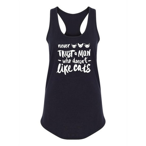 Never Trust Racerback Tank Women -Image by Shutterstock, Female XX-Large