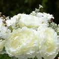 thumbnail image 5 of ENOVA FLORAL Artificial Flower Arrangement with Vase,Mixed Artificial Silk Peony Flower in Vase for Decoration Home Office, Wedding Centerpiece, 5 of 5