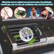 thumbnail image 5 of Ambientador Con Clip Para Rejilla De Ventilación De Coche, 2 Unidades De Ambientadores De Coche De Acero Aleado, Clips De Ventilación Con 50 Almohadillas De Fieltro Lavables Para Eliminar El Olor Del Muyoka Hogar, 5 of 7