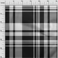 thumbnail image 3 of oneOone Georgette Viscose Black Fabric Tartan Diy Clothing Quilting Fabric Print Fabric By Yard 42 Inch Wide, 3 of 4
