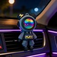 thumbnail image 3 of Car air freshener, astronaut vent clip buckle, car deodorant, car air freshener clip (black), 3 of 5