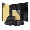 thumbnail image 1 of Paquete de 24 Paneles de Espuma Autoadhesivos una Prueba de Sonido para Cajas de Huevos, 2X12X12 Pulgadas, Espuma AcúStica para el Hogar y los Estudios, 1 of 5