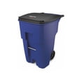 thumbnail image 4 of Brute 95 Gallon Rollout Trash and Recycling Bin With Lid - Blue, 4 of 4