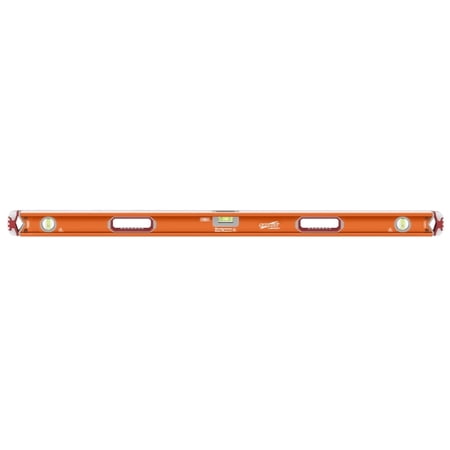 Swanson Savage 48" Magnetic Anodized Aluminum Pro Grade Box Beam Level Contractor Series with Gelshock End Caps, Model SVB48M