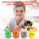 thumbnail image 5 of Paquete de 5 juguetes de bolas de estrés suaves para niños, juguetes de descompresión de manos para alivio de bolas sensoriales de conejito, llenos de gotas de agua para relajación, juguetes de Navidad JM, 5 of 5