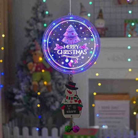 

Window Decor Merry Christmas Holiday Party Xmas Curtain Light Christmas LED Light Wall Decor Lamp Fairy Lights STYLE 1