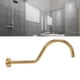 thumbnail image 1 of Brazo de Extensión del Cabezal de Ducha, Tubería de Cabeza de Ducha Integrada Fácil de Instalar Acabado Dorado Cepillado Duradero Para El Baña, 1 of 7