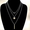 thumbnail image 1 of Women Handmade Multi Chains Cross Pendant Necklace---Product code 33945, 1 of 3