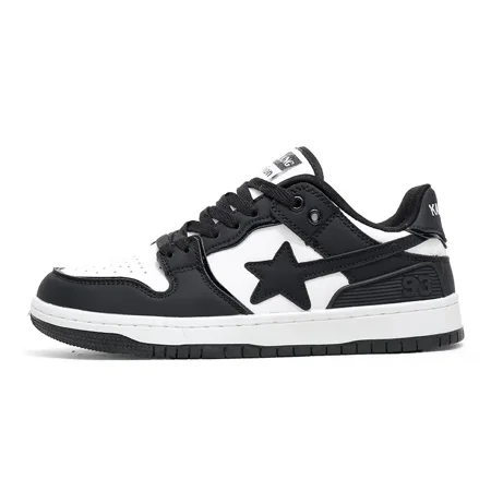 

Men‘s Sneakers Pentagram Pattern Wear-resistant Lace Up Skate Shoes