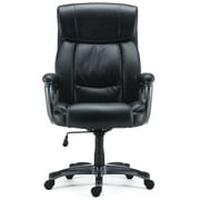 Staples Lockland Bonded Leather Big & Tall Managers Chair Black (53235) 58067