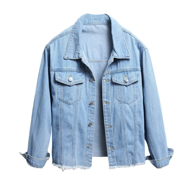Jeans top jacket walmart
