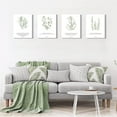 thumbnail image 4 of FRAMED Inspirational Scripture Canvas Wall Art,Motivational Christian Wall Art,Bible Verses Wall Decor,Bible Verse Art Prints,Light Green Botanical Painting Picture,Set of 4,8\u201dx 10\u201d, 4 of 6