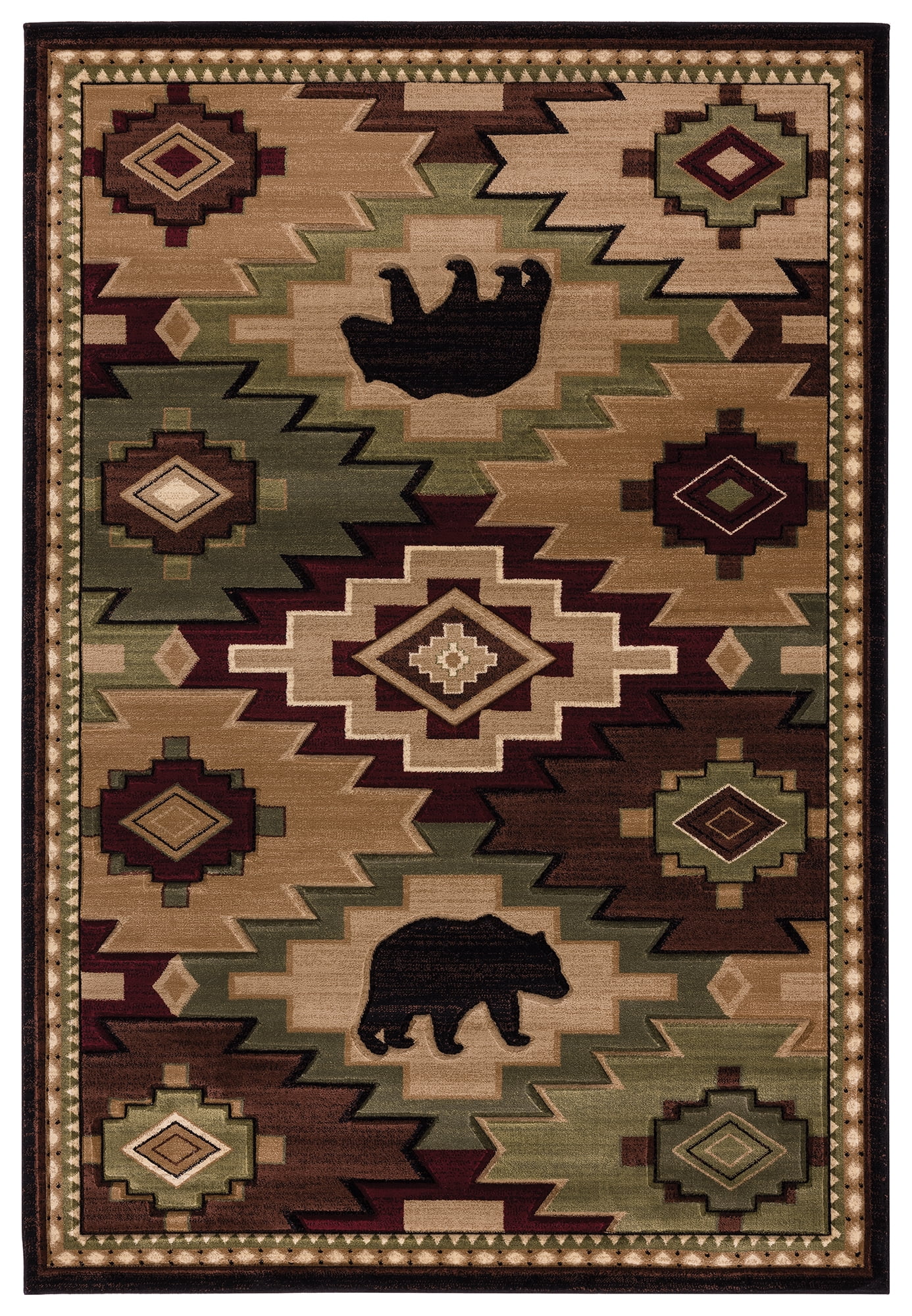 United Weavers of America Lodge Southwestern Loomed Area Rug, 1.83' x 2.67'