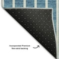 thumbnail image 6 of Dalyn Rugs Premium Machine Washable Mayfield AMF994 Teal 2'3" x 7'6" Runner Rug, 6 of 6