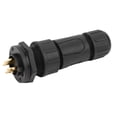 thumbnail image 1 of 4 Pin Waterproof Connector, Thread Locking Design Electrical Connector  For Worker For Home For Outdoor, 1 of 8