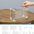 thumbnail image 4 of Soumake Transparent Acrylic Money Box with Counter 5000USD Saving Goal Kids Adults Clear Piggy Bank Coin Cash Container Money Saving Challenges Box Boys Girls Gift, 4 of 7