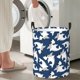 thumbnail image 5 of Fotbe Shark Cesto de Ropa con Asas, Cesto Impermeable de Gran Capacidad, Bolsa de Lavado para Dormitorio, Cesto de Ropa con Ruedas y Asas-Small, 5 of 6