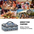 thumbnail image 7 of Iauyy Casserole Carrier for Hot Food Insulated Casserole Travel Carry Bag with Lid Food Warmer Bag for Party/Picnic,The Delicacy Of The Wings, 7 of 7